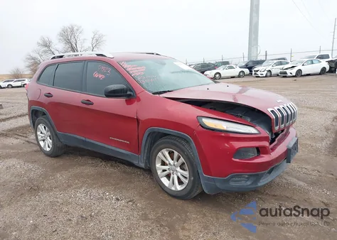 2015 Jeep Cherokee Sport из США, поврежденный, VIN 1C4PJLABXFW620485